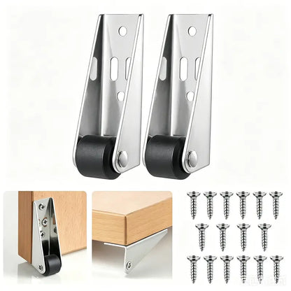 ✨Buy 1 Get 1 Free✨🍯 Door anti-sagging pulleys– ✨ Smooth and quiet sliding – Suitable for barn doors, cabinets, and wardrobes
