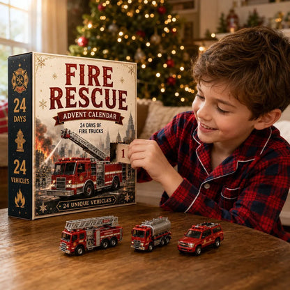 🎄 Vehicle Advent Calendar – 24 Construction & Farm Vehicles