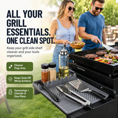16.5x11" Silicone Mat – Heat Resistant, Dishwasher Safe, Non-Slip for Grill & Counter