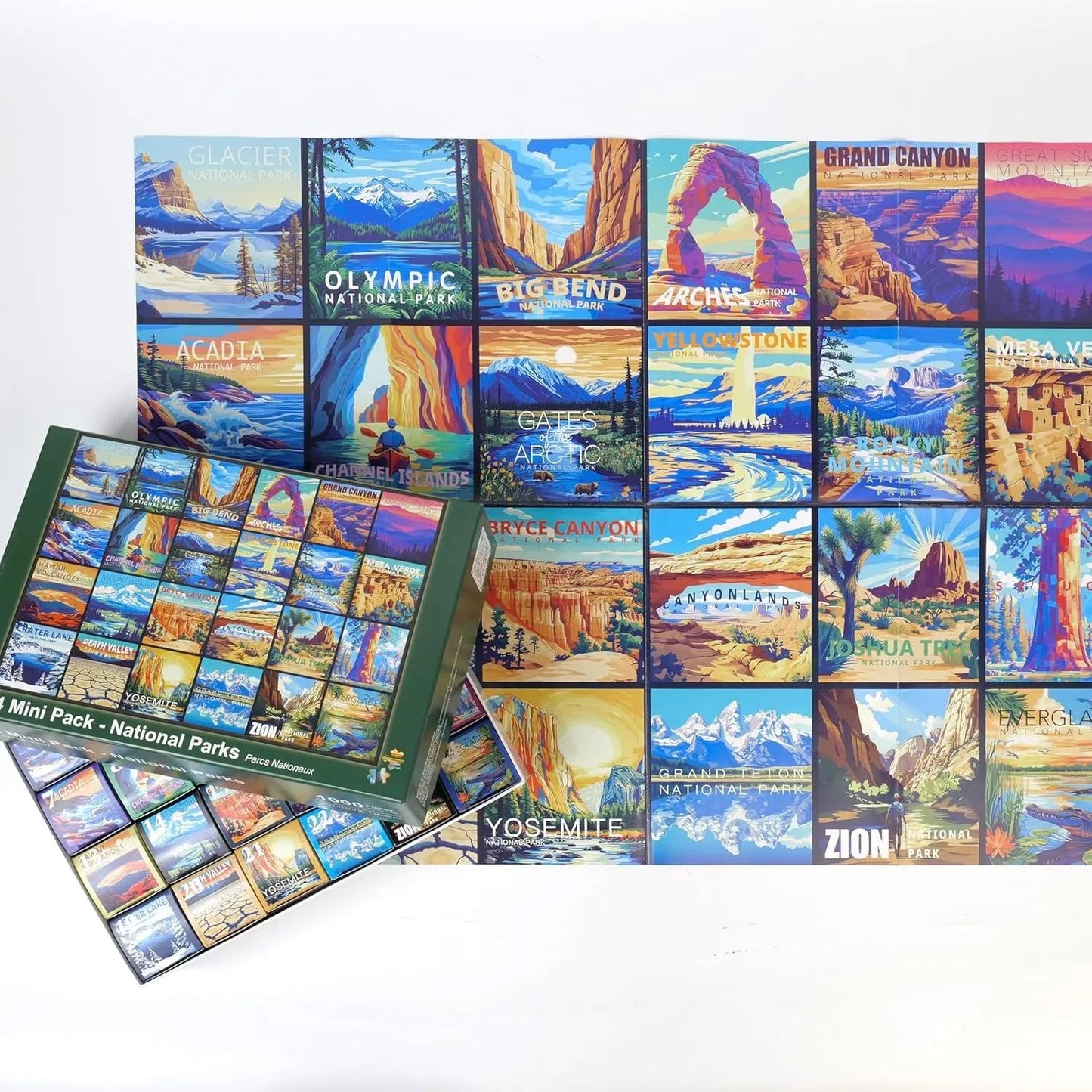 🔥Last Day 49% OFF - 🏞️🧩National Parks Puzzles Advent Calendar | 🏙️🎁 A Holiday Countdown Full of Travel Dreams(📦Buy 2 Free Shipping)