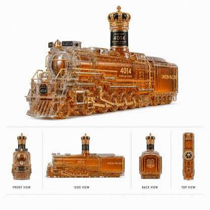 🚂 Vintage Steam Locomotive Decanter – 750ml Collectible Bar Display Bottle