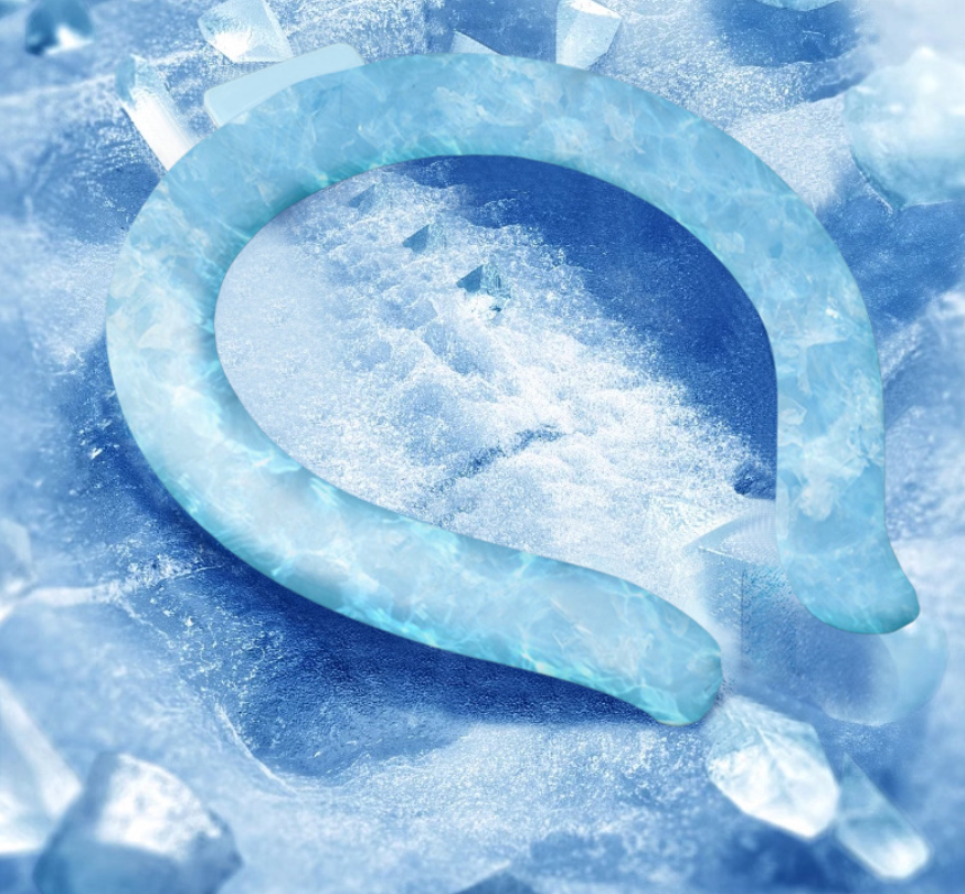 ❄️ Reusable Cooling Neck Ring | Hands-Free Portable Ice Neck Cooler for Summer Outdoor Sports Travel Camping Gardening