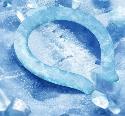 ❄️ Reusable Cooling Neck Ring | Hands-Free Portable Ice Neck Cooler for Summer Outdoor Sports Travel Camping Gardening