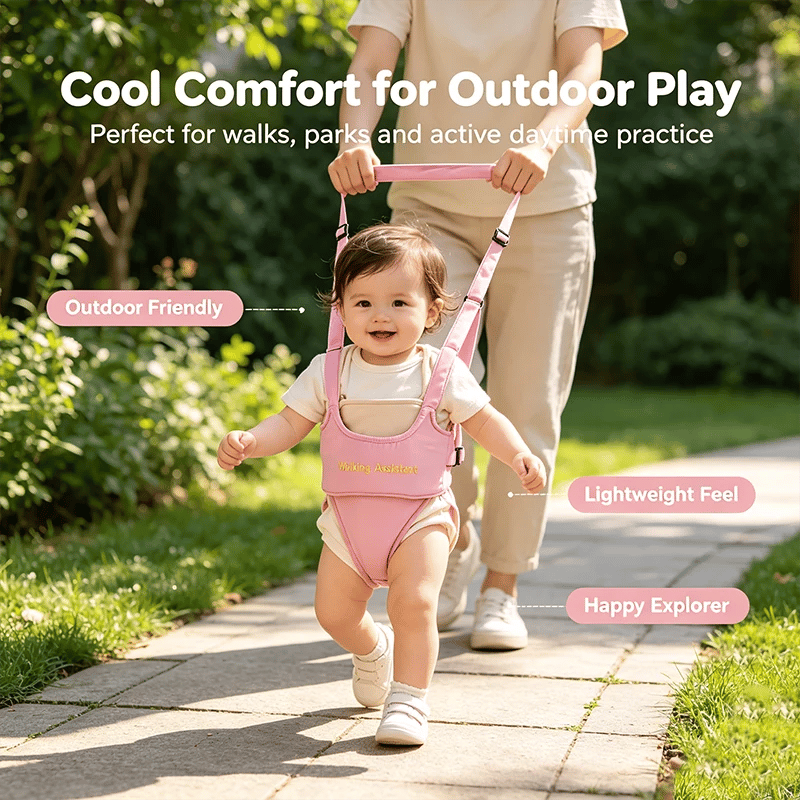 👶 Ergonomic Toddler Walking Assistant Harness – Breathable Safety Walker 👣
