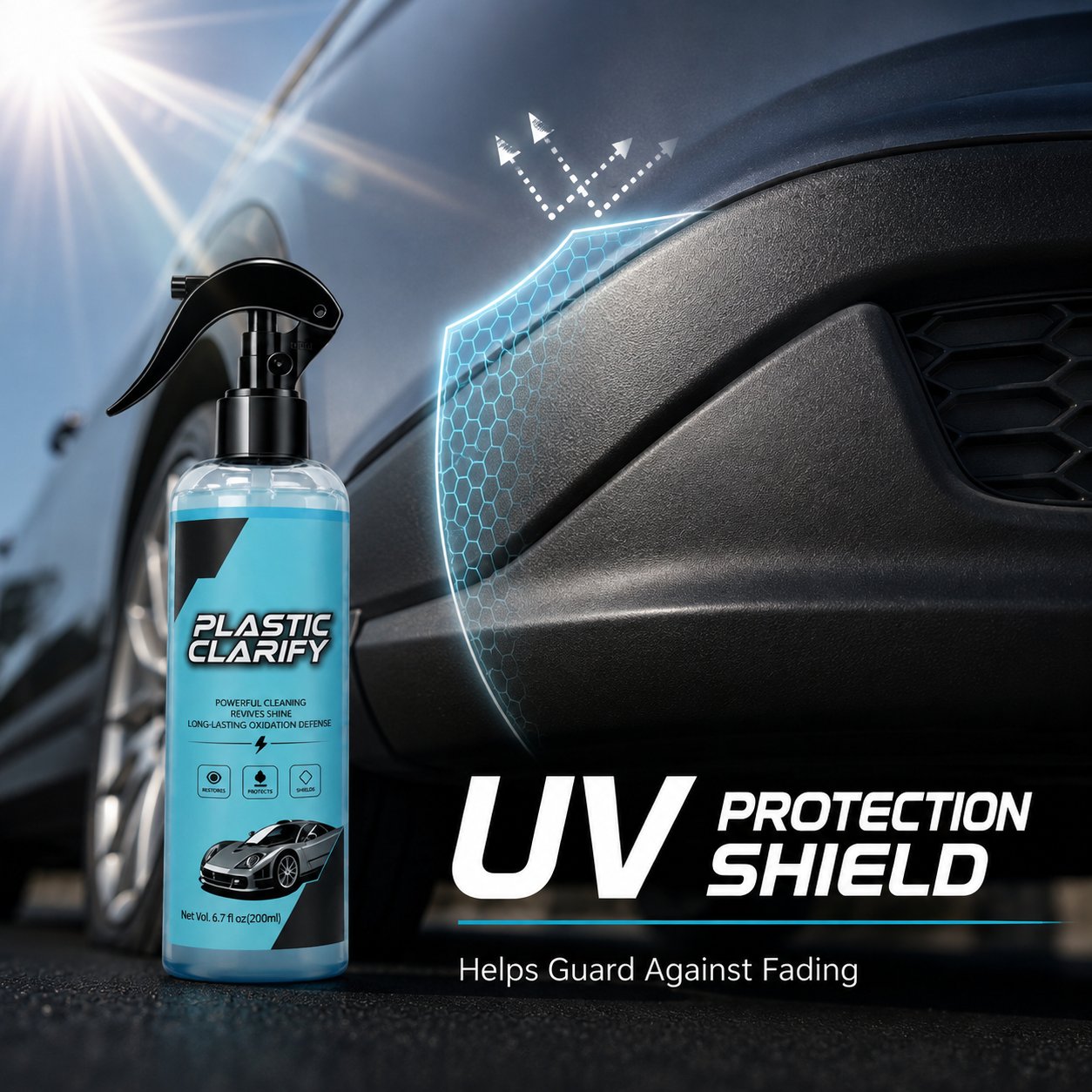 🚗 Automotive Plastic Restorer — Revive, Shine & Protect