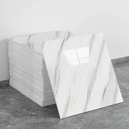 10 Pcs Marble Peel and Stick Waterproof Wall Panels🔥