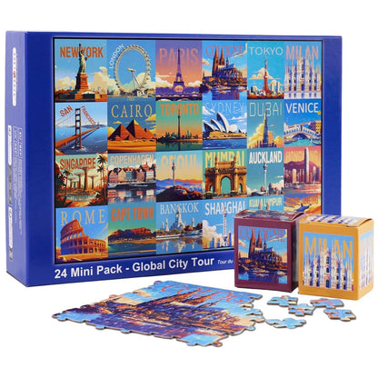 🔥Last Day 49% OFF - 🏞️🧩National Parks Puzzles Advent Calendar | 🏙️🎁 A Holiday Countdown Full of Travel Dreams(📦Buy 2 Free Shipping)