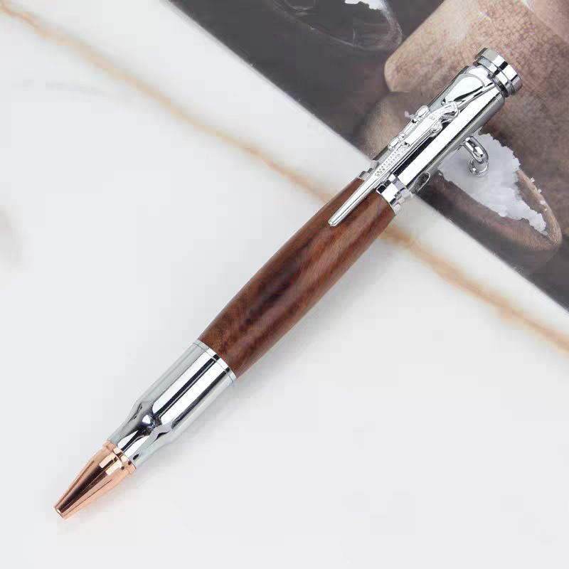 🖊100% Handmade Bolt Action Wooden Bullet PenTM | Crafted From Real Wood & Bullet Casing(Jake Wilson Handmade®) - BUY 3 FREE SHIPPING