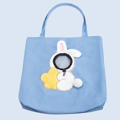 🐾 Cute Head-Out Pet Carrier Bag for Cats & Small Dogs