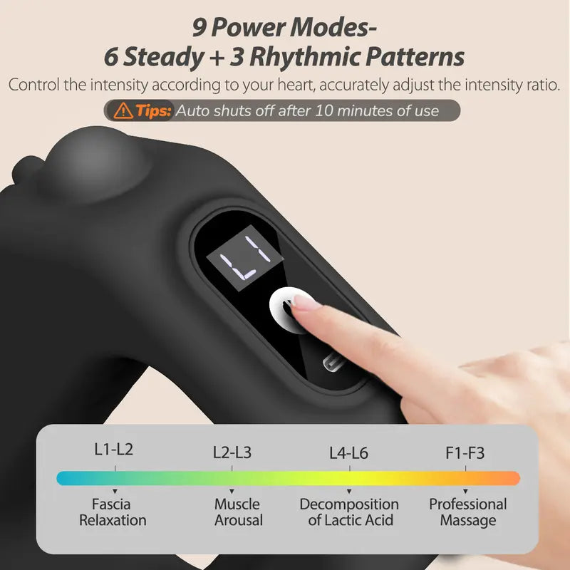 💆 R10 Mini Wearable Vibration Massager – Hands-Free Muscle Relaxation
