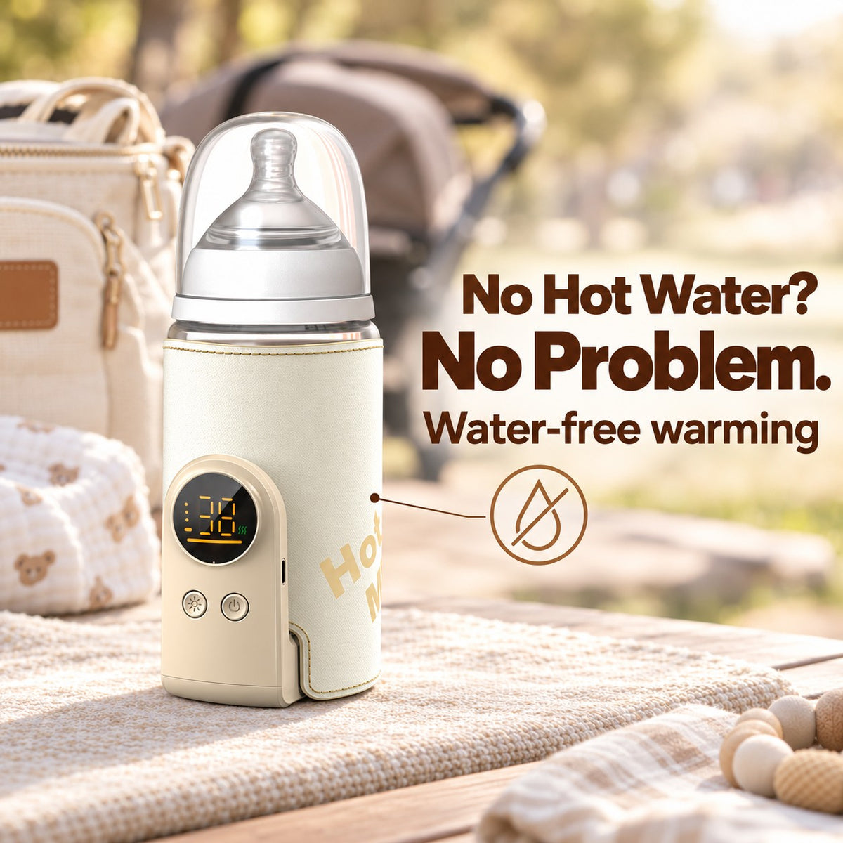50% OFF TODAY🍼 Portable Baby Bottle Warmer – Warm Milk On the Go