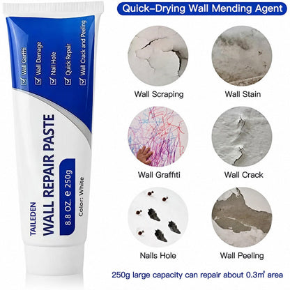 🛠️50% OFF TODAY🏠 Self-Adhesive Drywall Repair Kit ⚡Fix Holes in Minutes