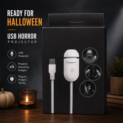 Horror Slide Projector | Halloween Wall Decor