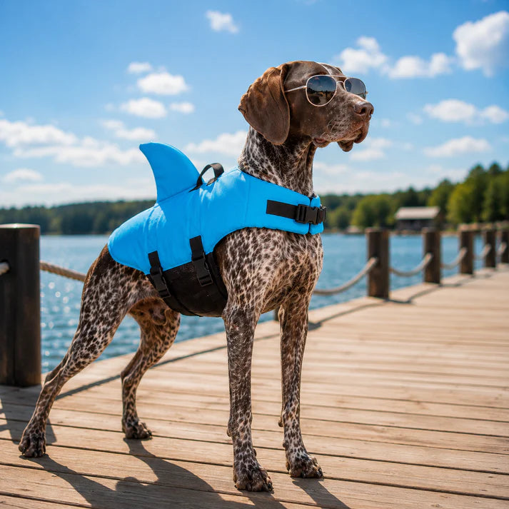 ⏰ 50% OFF – Snag One Now 🦈🐶 Adjustable Shark-Shaped Dog Life Vest – Your Pup Will Look Fin-Tastic! | Safety Float + Cute Design