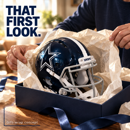 🏈 Dallas Cowboys Helmet Humidifier 💙 Blue Light & Mist — Bring Home the Game-Day Glow! 🔥🎁