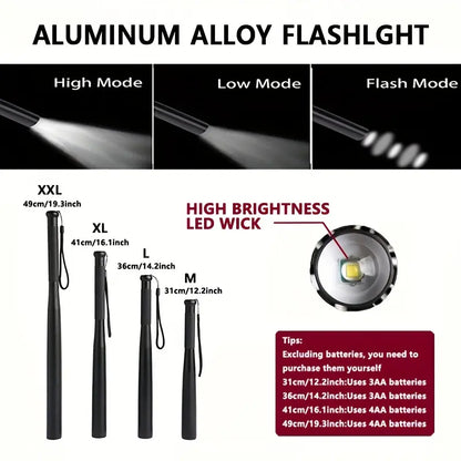 Ultra-Bright Tactical LED Flashlight | Aircraft-Grade Aluminum