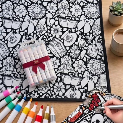 🎨✨DIY Coloring Blanket With Markers