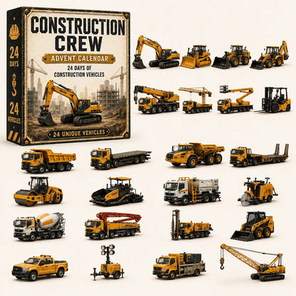 🎄 Vehicle Advent Calendar – 24 Construction & Farm Vehicles