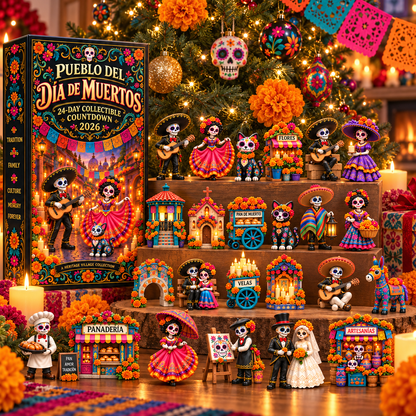 💀🎉 Pueblo del Día de Muertos 2026 — 24-Day Collectible Village Countdown