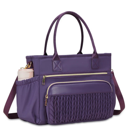 Insulated Lunch Tote for Women – Stylish Leakproof Cooler Bag with Adjustable Strap & Side Pockets