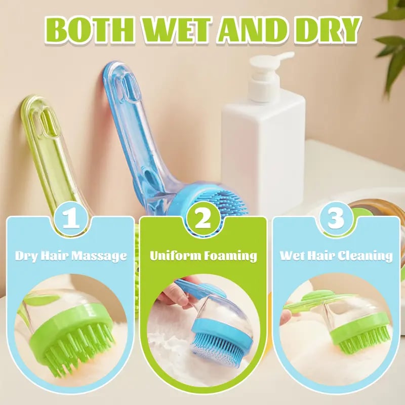 🐾Pet Bath Brush with Shampoo Dispenser