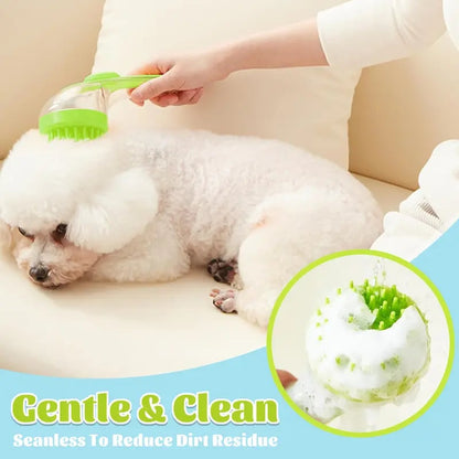 🐾Pet Bath Brush with Shampoo Dispenser