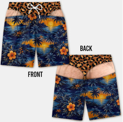 Funny Patriotic Men’s Swim Trunks – Freedom & Chill Summer Beach Shorts 🏖️