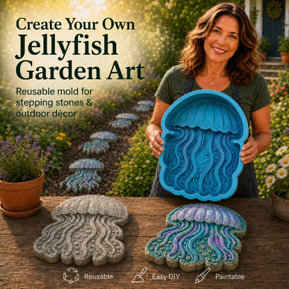 🌊 Ocean Animal Stepping Stone Mold – Reusable Garden DIY Mold
