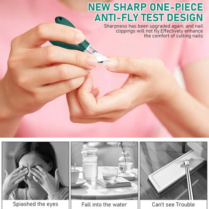 ✨ 3PCS Slanted Nail Clipper Set – Clean & Effortless Cutting