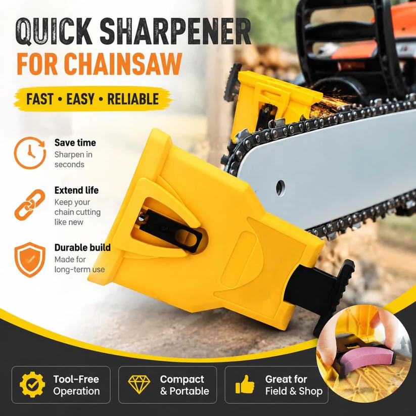 ✨Limited Time 49% Off✨Portable Teeth Chainsaw Sharpener