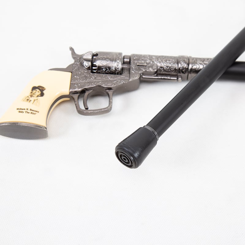 🔫 Western Revolver Walking Cane – Unique Pistol Handle for Collectors & Gentlemen