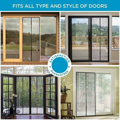 🔥2026 HOT SALE🏠🔥Breathable Mesh Curtain with Hands-Free Magnetic Closure