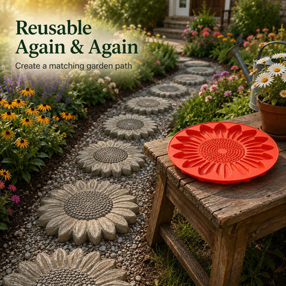 🌻 Reusable Garden Art Mold – Make Your Garden Truly One of a Kind