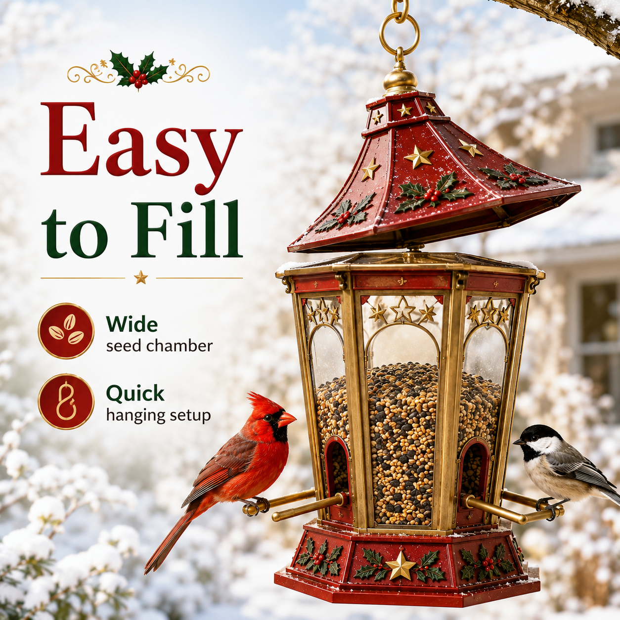 🎄 Christmas Bird Feeder Collection