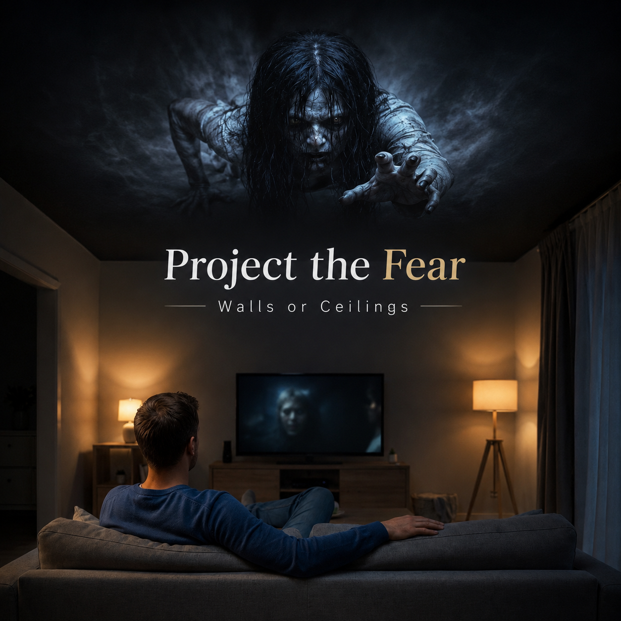 Horror Slide Projector | Halloween Wall Decor