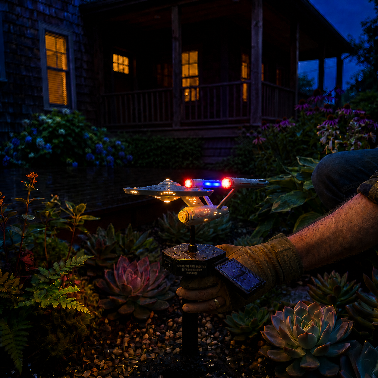 🌌 TODAY ONLY—🔥 Now Only 50% of the Original Price| Sci-Fi Starship Solar Garden Light