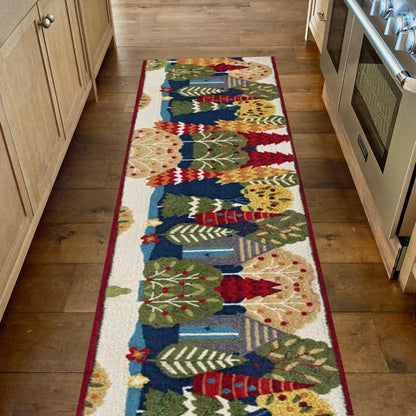 Washable Pet Paw Runner Rug - Non-Slip & Pet-Friendly