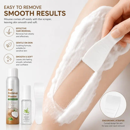 Bikini Pain-Free Hair Removal Cream for Sensitive Skin,Gentle Citrus Sensitive Skin Hair Removal Cream&Spray