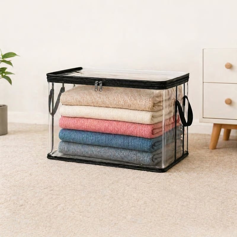 🎁 Mother's Day Sale 55% OFF 🎁 Heavy-Duty Clear Storage Bag for Clothes & Moving