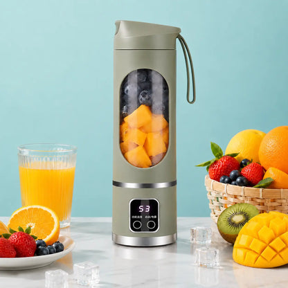 【💥Summer Sale Deals-50% OFF】Portable 15.22 Oz USB Rechargeable Personal Blender with LED Display🥤