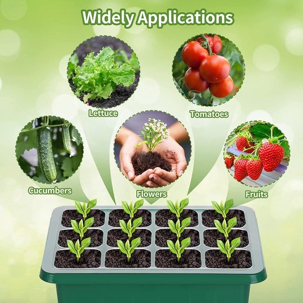 🔥HOT SALE🔥Seed Starter Trays with Grow Light