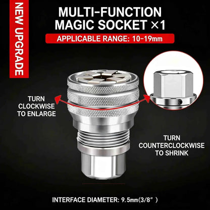 🛠️ Multi-function Universal Socket Wrench Tool