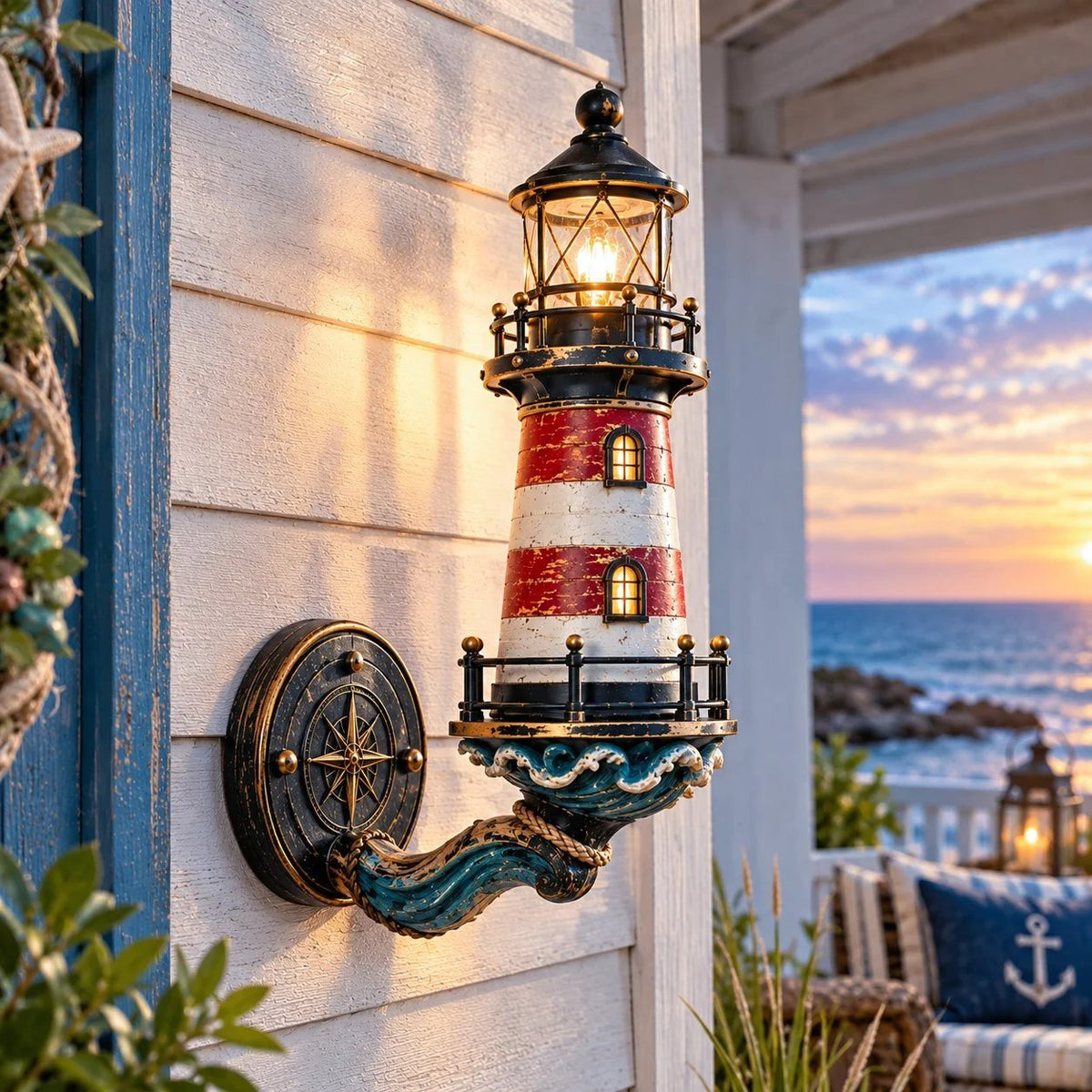 ✨Today Only: Get 50% Off🔥 - 🌊Vintage Coastal Lighthouse Wall Light