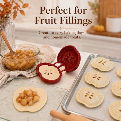 🥧 Beginner-Friendly Mini Hand Pie Press Mold – 6 Fun Shapes for Easy Homemade Pastries 🍎