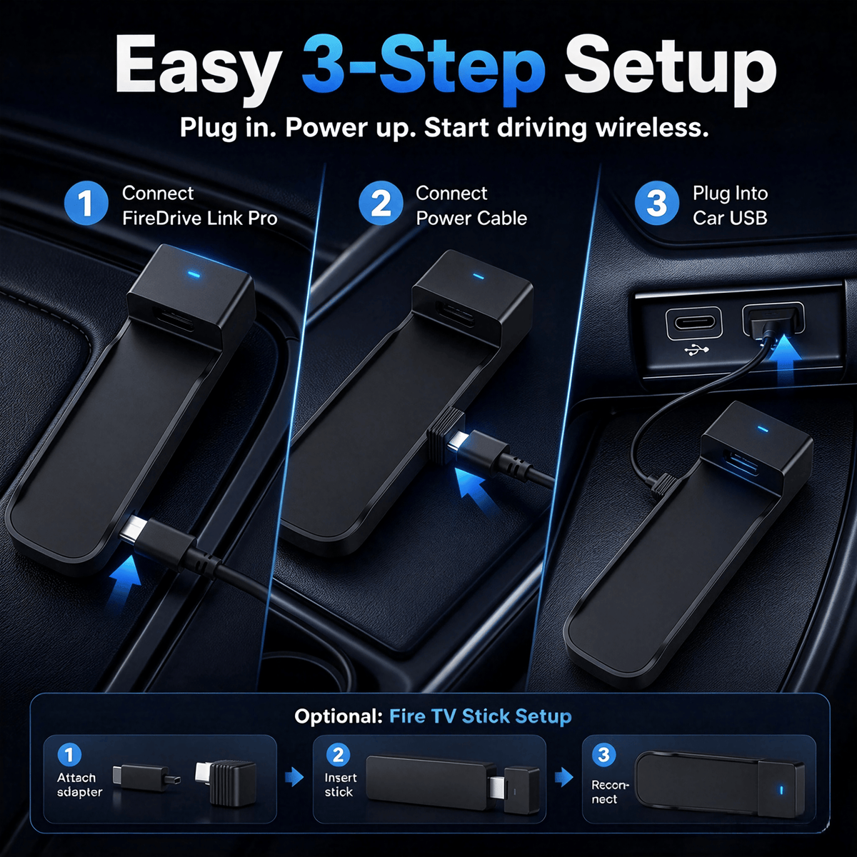🚘Car TV HDMI Adapter & Wireless CarPlay Converter