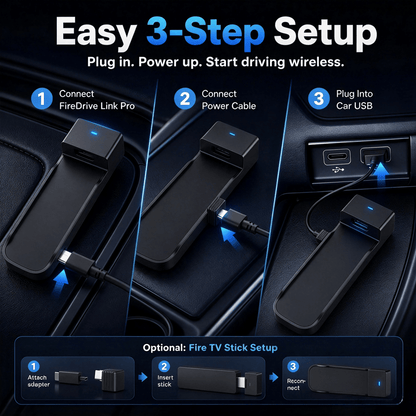 🚘Car TV HDMI Adapter & Wireless CarPlay Converter