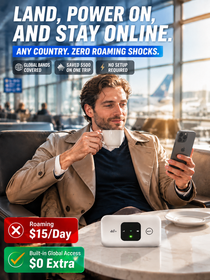 [Limited Time] Starlink-Powered Portable 5G Router — LIFETIME ZERO MONTHLY FEES, 100% Global Signal!