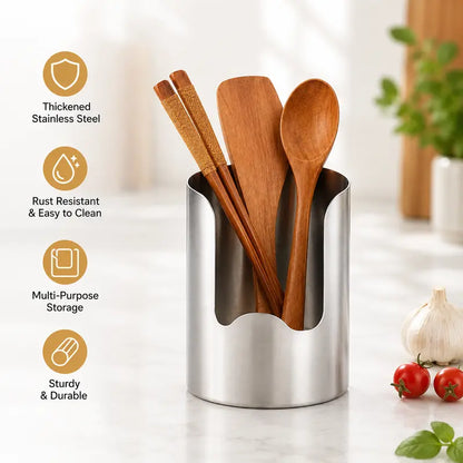 Stainless Steel Cooking Utensil Holder