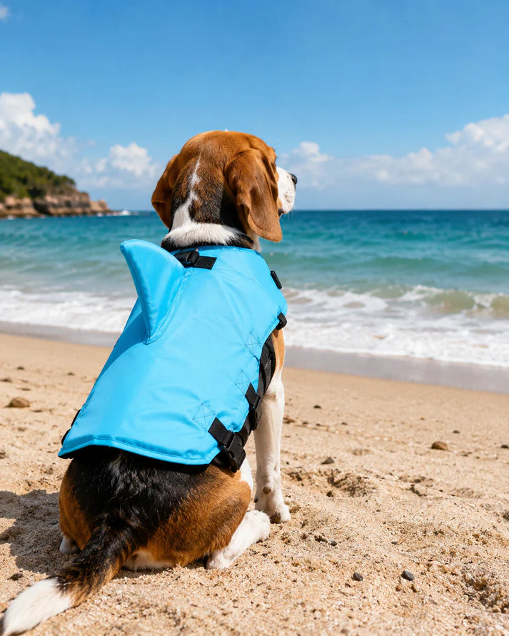 ⏰ 50% OFF – Snag One Now 🦈🐶 Adjustable Shark-Shaped Dog Life Vest – Your Pup Will Look Fin-Tastic! | Safety Float + Cute Design