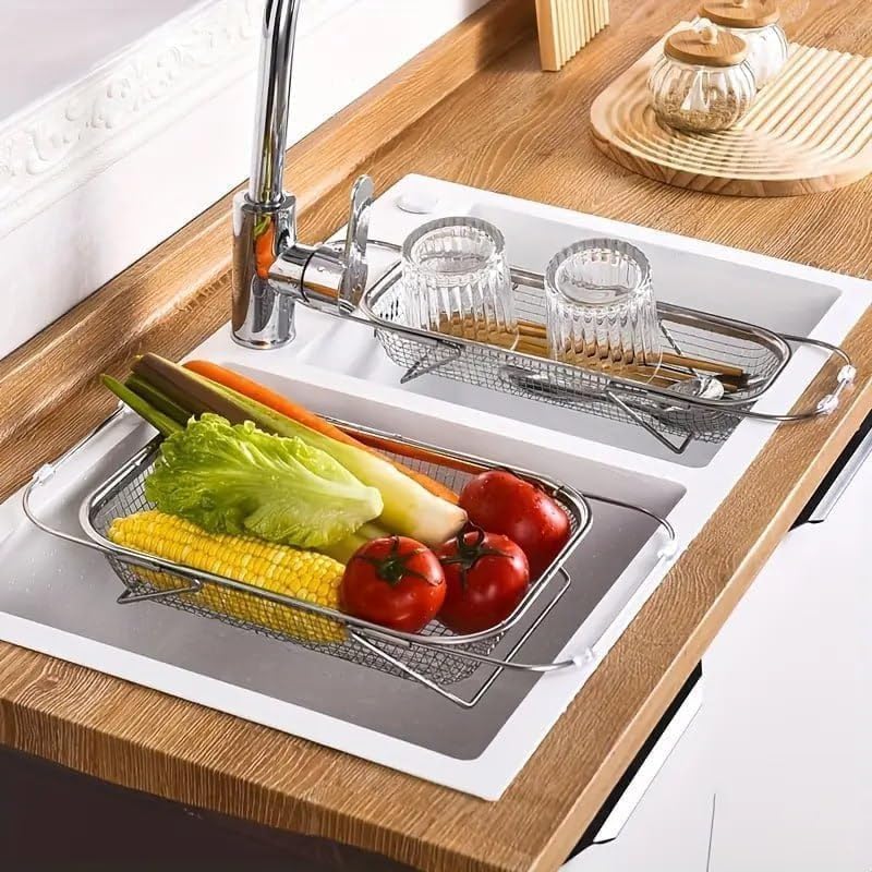 🔥50% OFF TODAY💦 Expandable Over-the-Sink Strainer Basket